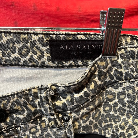 All saints leopard jeans - Picture 3 of 3